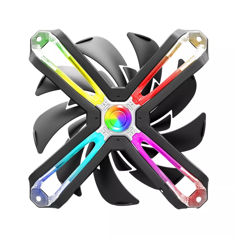 Zalman ZM-SF140 počítačový chladiaci systém ventilátor do počítačovej skrine 14 cm čierny 1 ks