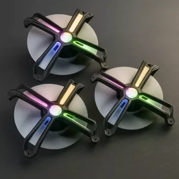 Zalman ZM-SF140A3 počítačový chladiaci systém ventilátor do počítačovej skrine 14 cm čierny 3 ks