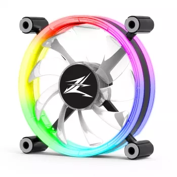 Zalman ZM-LF120 počítačový chladiaci systém ventilátor do počítačovej skrine 12 cm čierny, biely