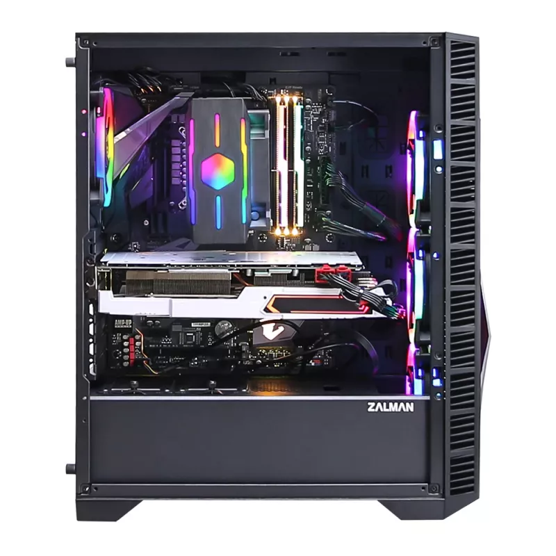 PC skriňa Zalman Z3 Iceberg čierna Midi Tower