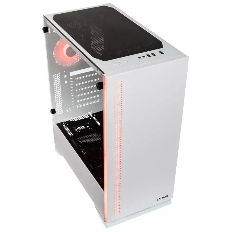 Zalman S5 WHITE počítačová skriňa Midi Tower