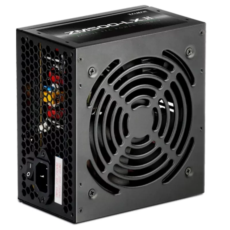 Zalman ZM500-LXII napájací zdroj 500 W 20+4-Pin ATX ATX čierny