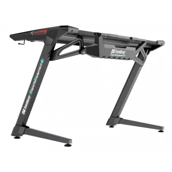 Herný stôl Sandberg Fighter Gaming Desk 2 čierny