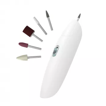 HoMedics 5-in-1 elektrická sada na manikúru/pedikúru 5 nadstavcov batéria plast