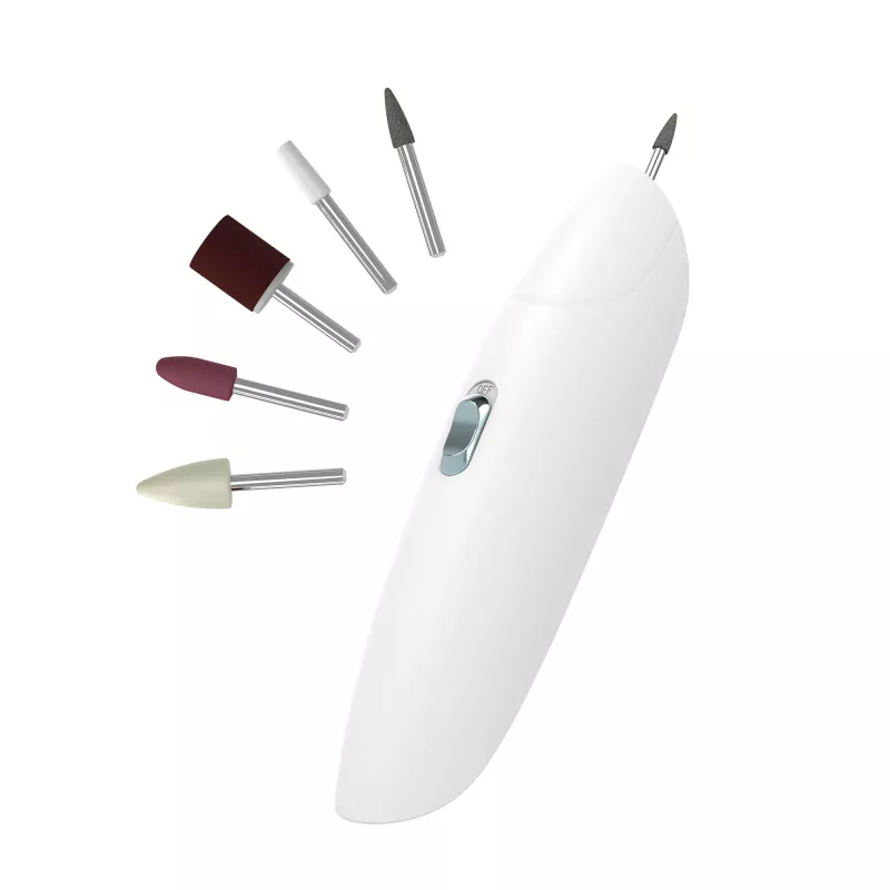 HoMedics 5-in-1 elektrická sada na manikúru/pedikúru 5 nadstavcov batéria plast