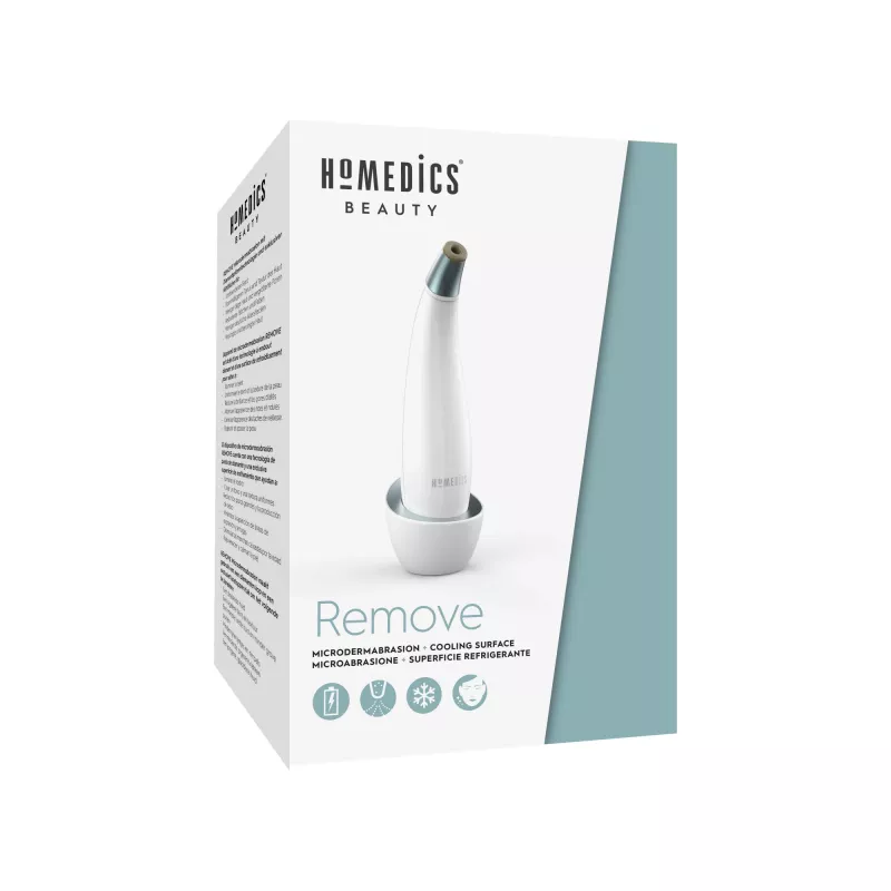 HoMedics MD-1000-EU2 prístroj na starostlivosť o pleť vákuová mikrodermabrázia biela