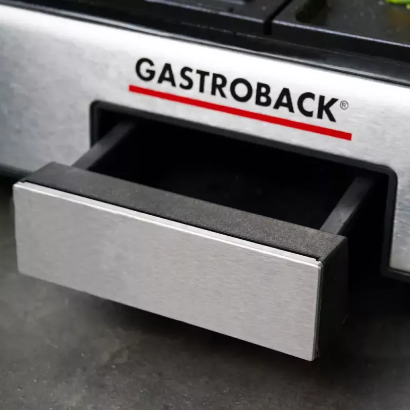 Gastroback Design Plancha & BBQ kontaktný gril 2000 W nehrdzavejúca oceľ