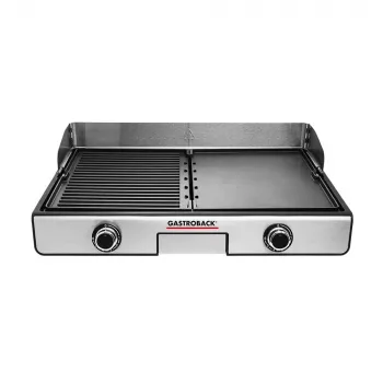 Gastroback Design Plancha & BBQ kontaktný gril 2000 W nehrdzavejúca oceľ