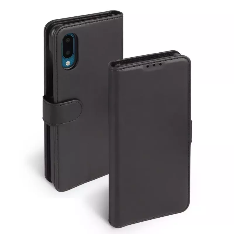 Peňaženkové puzdro Krusell Galaxy A02 16,5 cm čierne 3 priehradky na karty