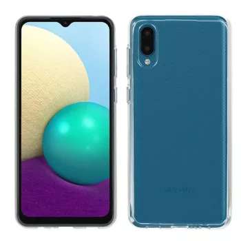 Puzdro Krusell Galaxy A02 16.5 cm transparentné
