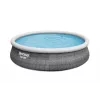 Bestway 57372 Fast Set nadzemný bazénový set, okrúhly, 457 x 107 cm, 12 362 l, s filtračným čerpadlom a rebríkom
