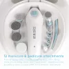 Sada na manikúru a pedikúru HoMedics MAN-3023A-EU 2 nadstavce plast modrá biela