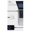 USB-C na USB-C kábel Orsen S53, 1 m, 3 A, červený