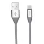 Micro-USB dátový kábel Orsen S32 2.1A 1,2 m sivý