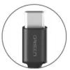 USB-A na USB-C kábel Orsen S9C 1 m, 2,1 A, čierny