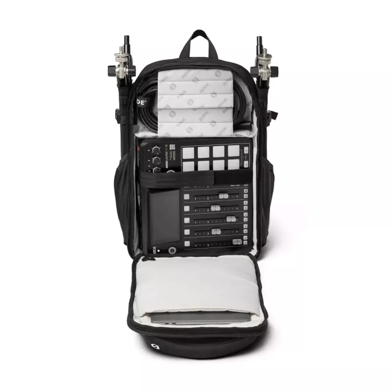 Batoh RØDE Backpack čierny Alcantara polyester 300x200x480 mm