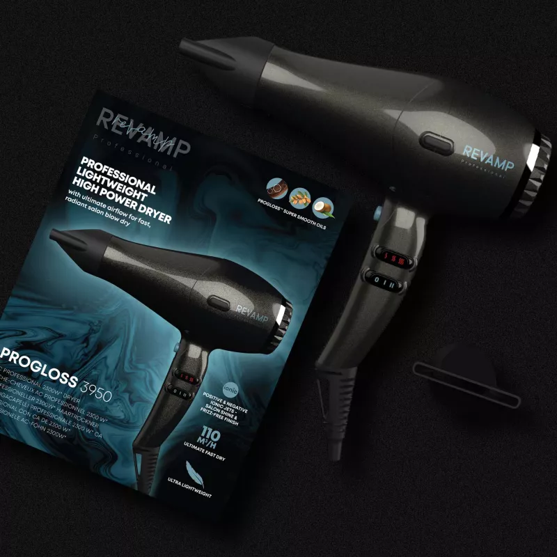 Fén na vlasy Revamp Progloss 3950 2300 W čierny