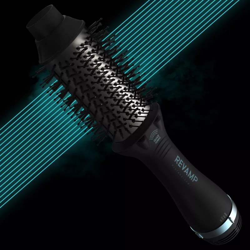 Teplovzdušná kefa Revamp Progloss Pro Define Perfect Blow Dry teplá čierna 900 W 3 m