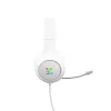 Slúchadlá/headset Zalman ZM-HPS310 WH káblové cez hlavu herné biele