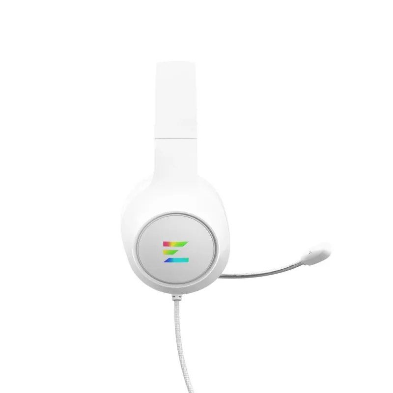 Slúchadlá/headset Zalman ZM-HPS310 WH káblové cez hlavu herné biele