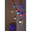 Denver SLP-510 inteligentná LED párty svetelná reťaz, 10 žiaroviek, 9 m, Wi-Fi, RGB, IP65