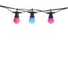 Denver SLP-510 inteligentná LED párty svetelná reťaz, 10 žiaroviek, 9 m, Wi-Fi, RGB, IP65
