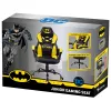 PC herná stolička Subsonic Batman Junior čalúnené sedadlo čierna žltá