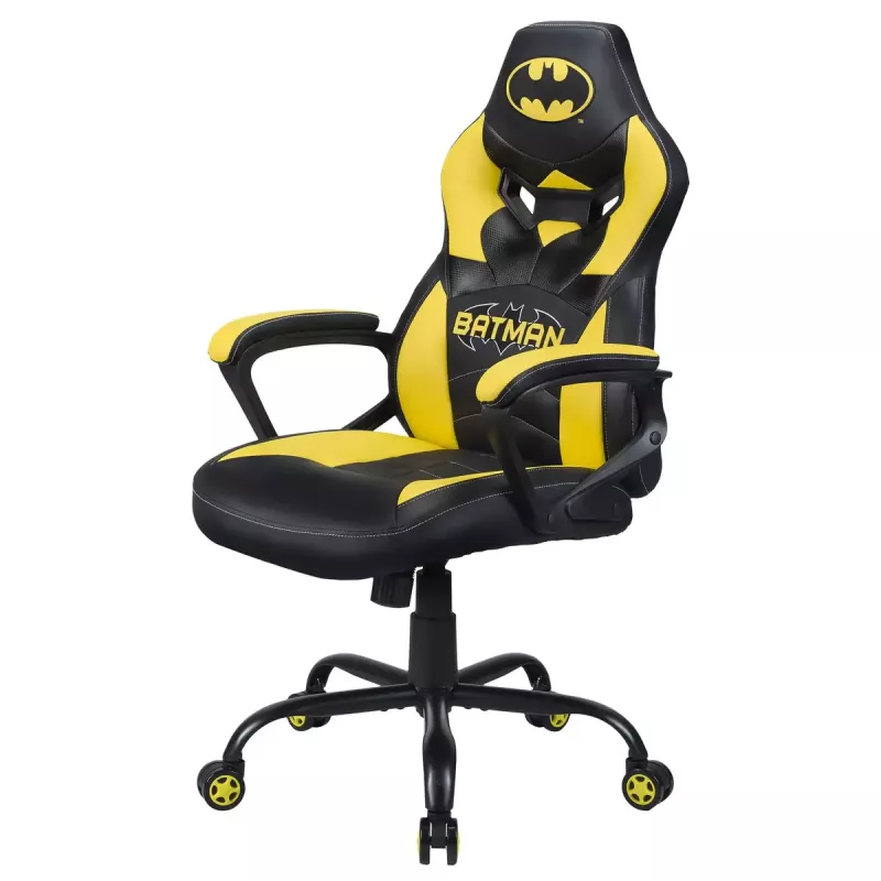PC herná stolička Subsonic Batman Junior čalúnené sedadlo čierna žltá