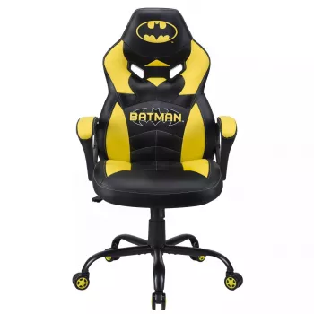 PC herná stolička Subsonic Batman Junior čalúnené sedadlo čierna žltá