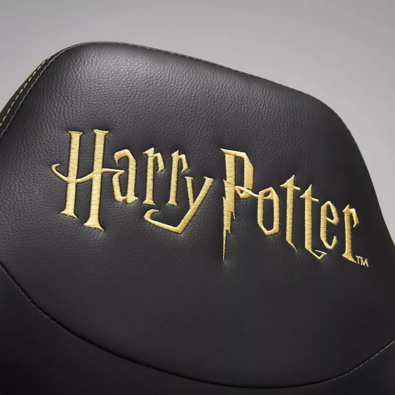 PC herná stolička Subsonic Junior Hogwarts čalúnené sedadlo čierna žltá
