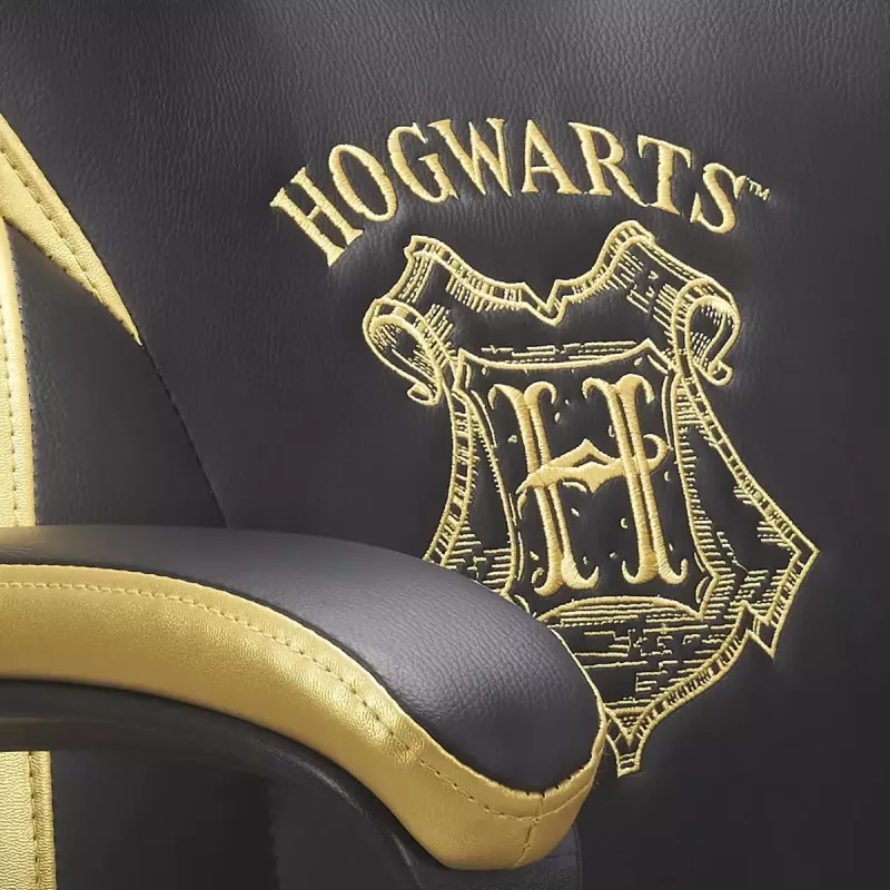 PC herná stolička Subsonic Junior Hogwarts čalúnené sedadlo čierna žltá