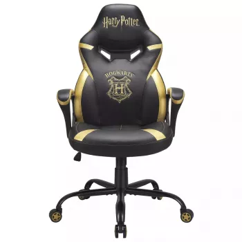 PC herná stolička Subsonic Junior Hogwarts čalúnené sedadlo čierna žltá