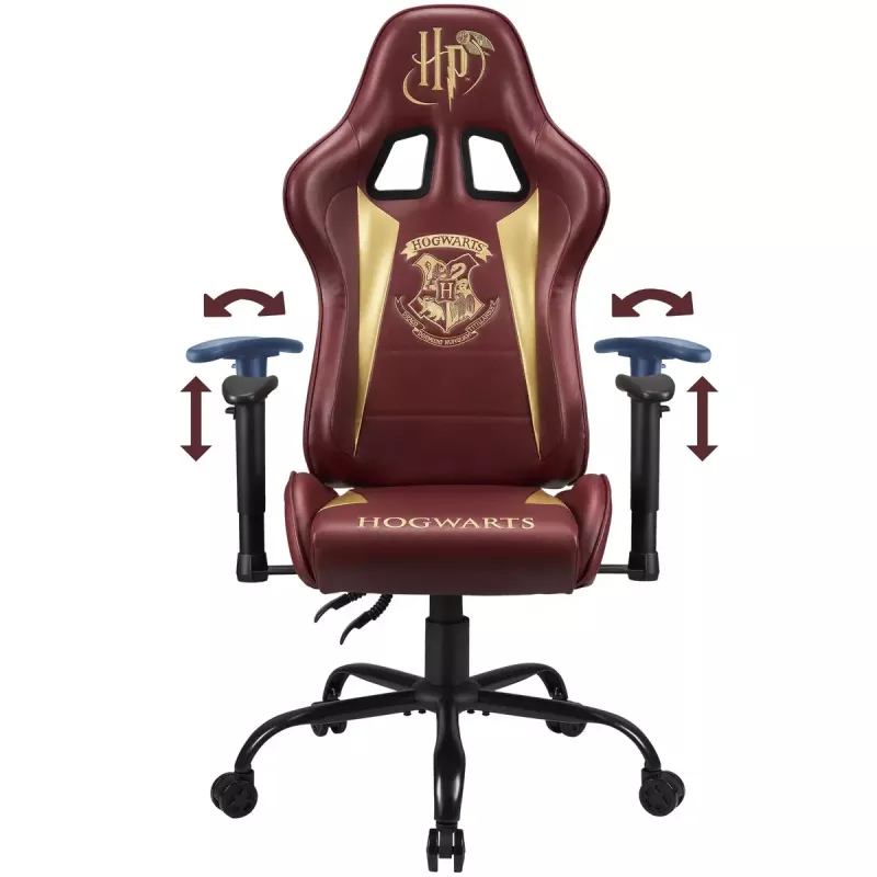 PC herná stolička Subsonic Hogwarts čalúnené sedadlo hnedá 125 kg