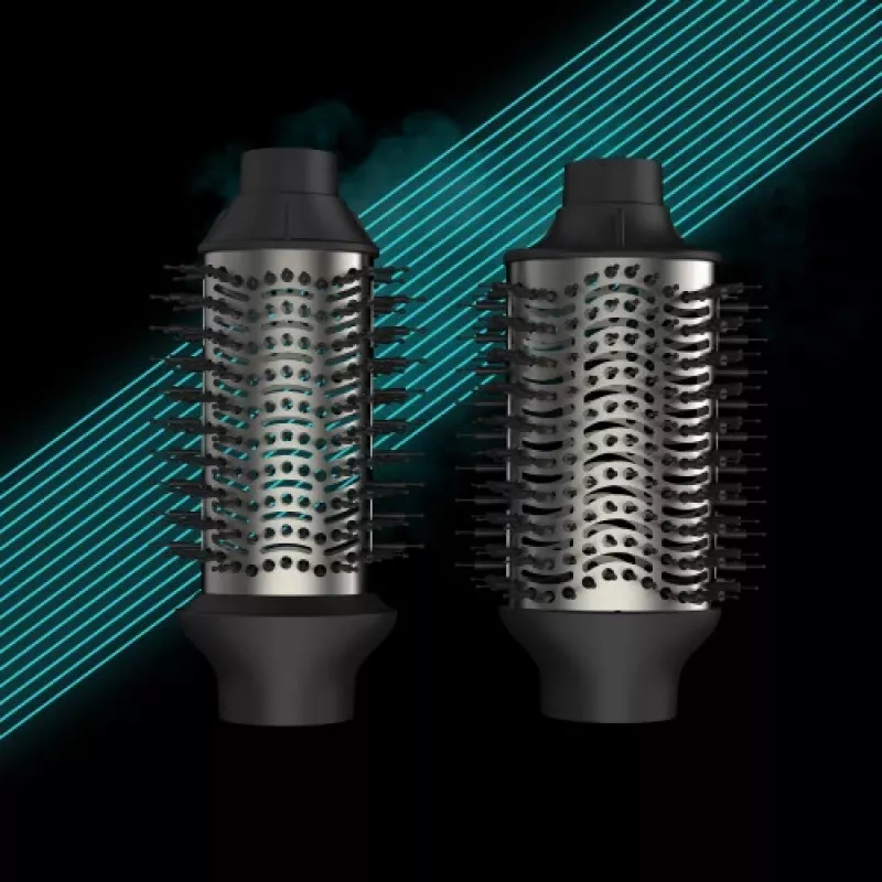 Revamp Progloss Volume & Style Hot Brush Style teplovzdušná kefa teplá čierna 1000 W 3 m