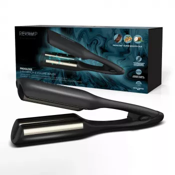 Revamp Progloss 2-in-1 Beach & Volume Waver kulma teplá čierna 3 m