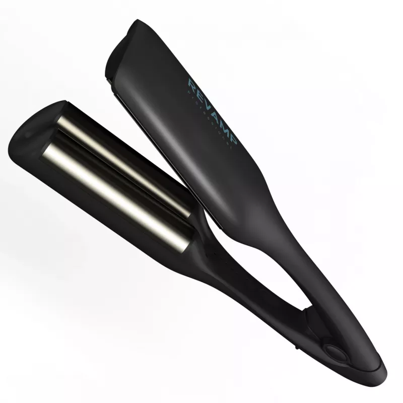 Revamp Progloss 2-in-1 Beach & Volume Waver kulma teplá čierna 3 m