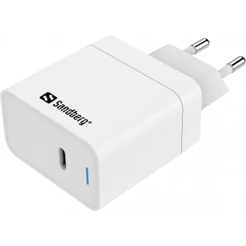 AC nabíjačka Sandberg USB-C PD65W EU interiérová univerzálna biela