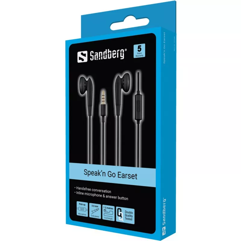 Earset Sandberg Speak’n Go 125-66 čierny