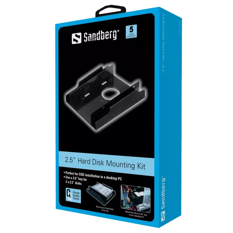 HDD montážny držiak Sandberg 2.5'' montážna sada pre pevný disk