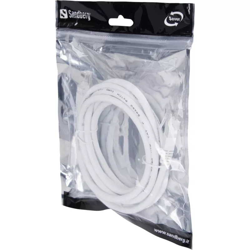 Sieťový kábel Sandberg UTP Cat6 3m RJ-45 sivý