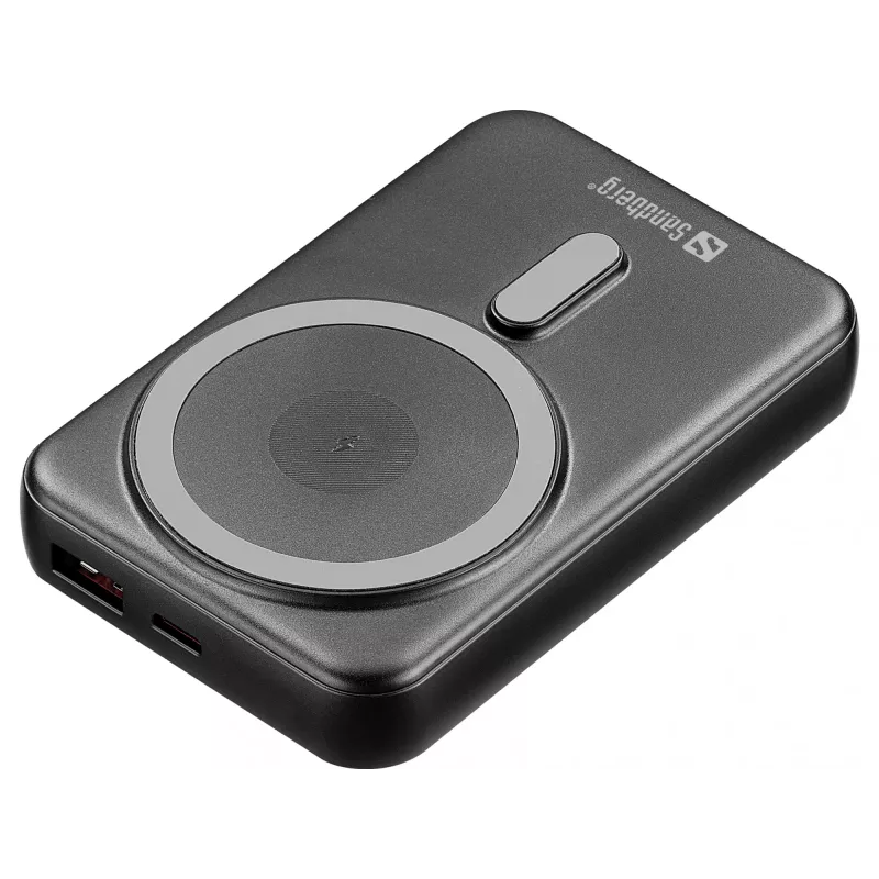 Prenosná powerbanka Sandberg Mag Wireless Powerbank 10000, 10000 mAh