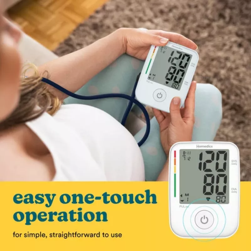 Automatický tlakomer HoMedics BPA-P200-EU1 ramenný biely