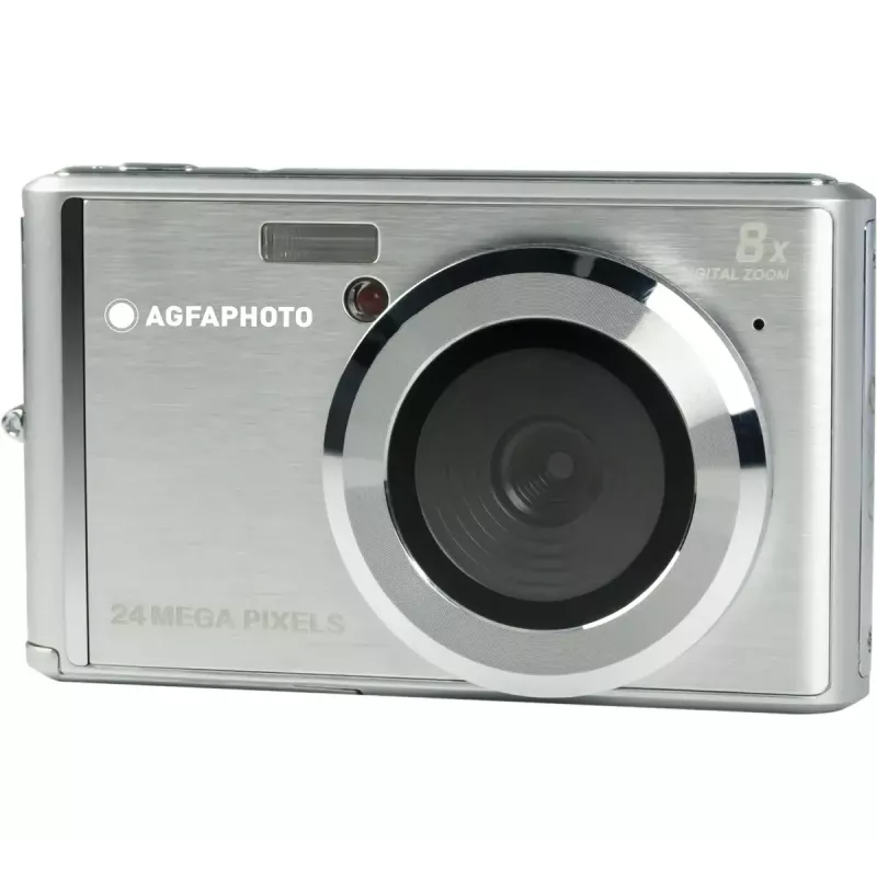 AgfaPhoto Realishot DC5500 Kompaktný digitálny fotoaparát, 24 MP CMOS, 2,4 inch LCD, strieborný (DC5500 SL)
