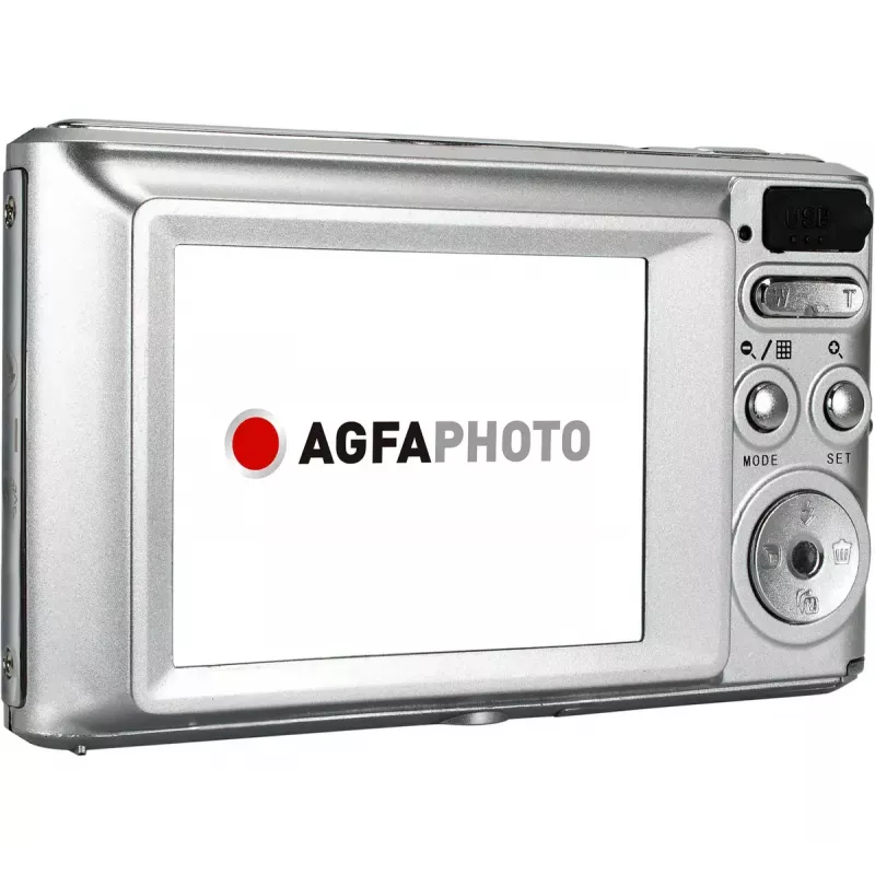 AgfaPhoto Realishot DC5500 Kompaktný digitálny fotoaparát, 24 MP CMOS, 2,4 inch LCD, strieborný (DC5500 SL)
