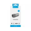 Sandberg autonabíjačka 1xQC3.0+1xUSB-C 48W, auto, zapaľovač, 12 V, metalická