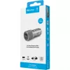 Sandberg autonabíjačka 1xQC3.0+1xUSB-C 48W, auto, zapaľovač, 12 V, metalická