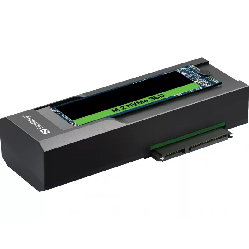 Sandberg USB 3.2 klonovač a dock pre M2 + NVMe + SATA