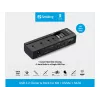 Sandberg USB 3.2 klonovač a dock pre M2 + NVMe + SATA