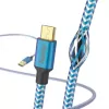 Hama Reflective USB kábel USB 2.0 1,5 m USB A Micro-USB B modrý