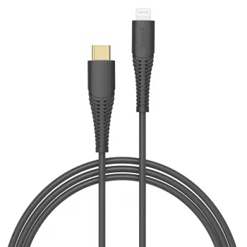 Lightning kábel Hama 00201602 1,5 m čierny USB-C 3A